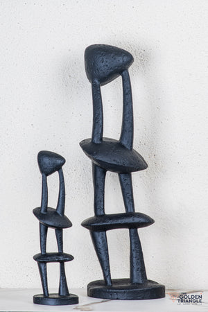 Harmonize Abstract Sculpture - Black