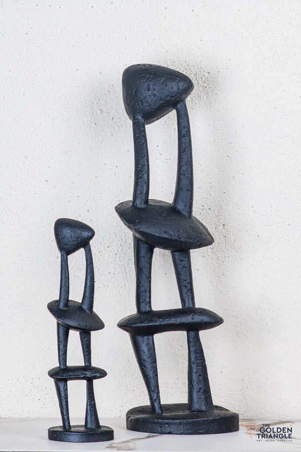 Harmonize Abstract Sculpture - Black