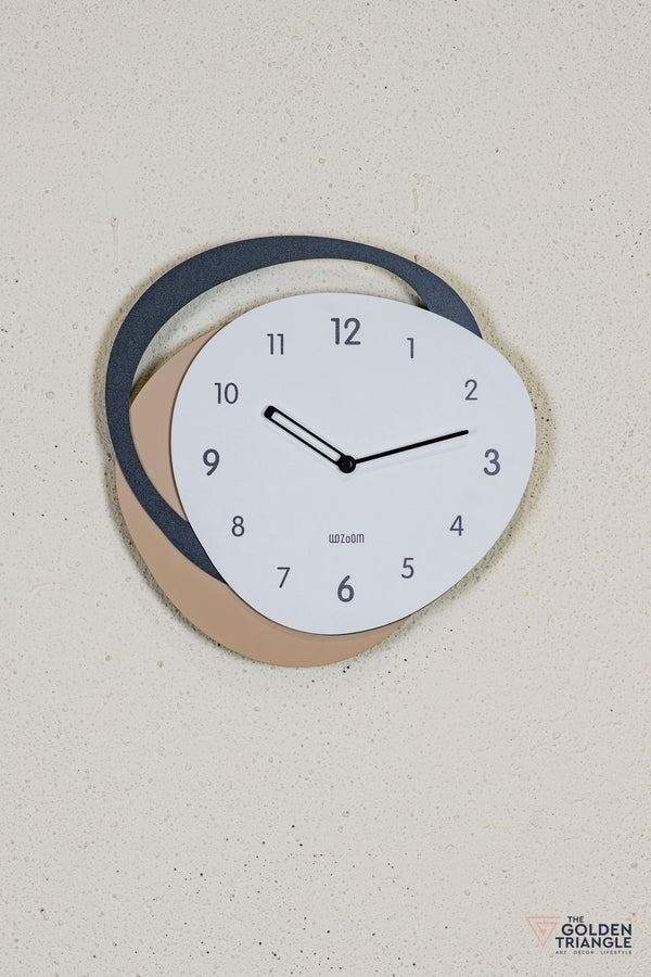 Vetro Wall Clock - Coffee