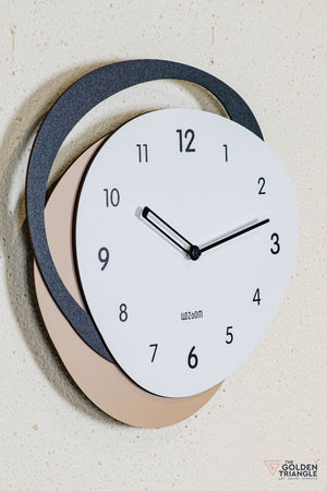 Vetro Wall Clock - Coffee