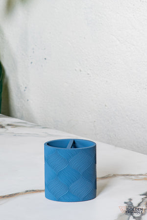 Aura Bathroom Set - Set of 4 - Blue