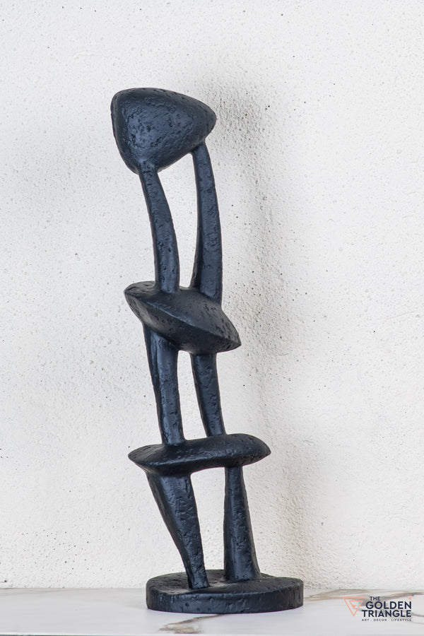 Harmonize Abstract Sculpture - Black