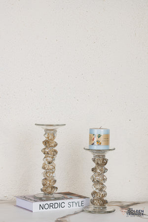 Zyra Glass Candle Stand