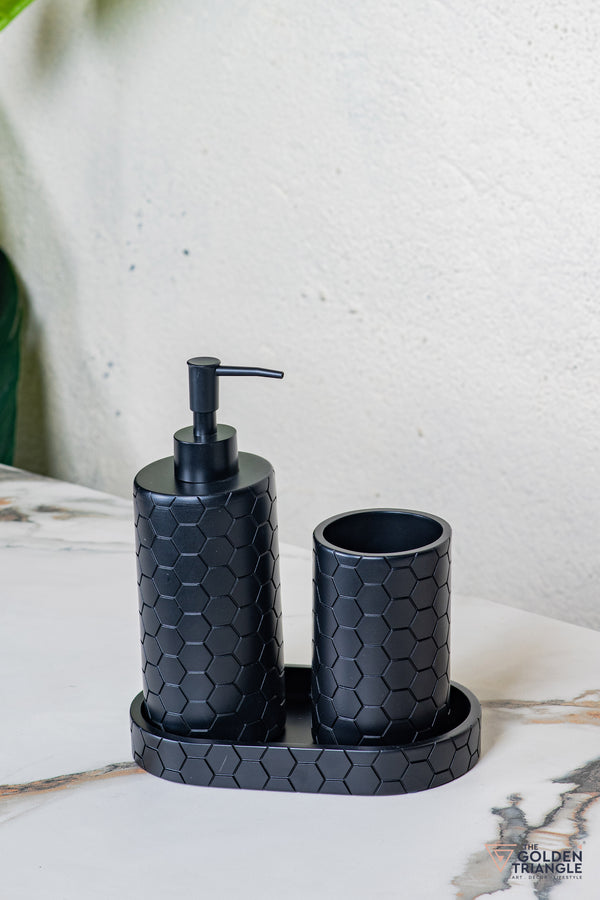 Noir Bathroom Set - Set of 3