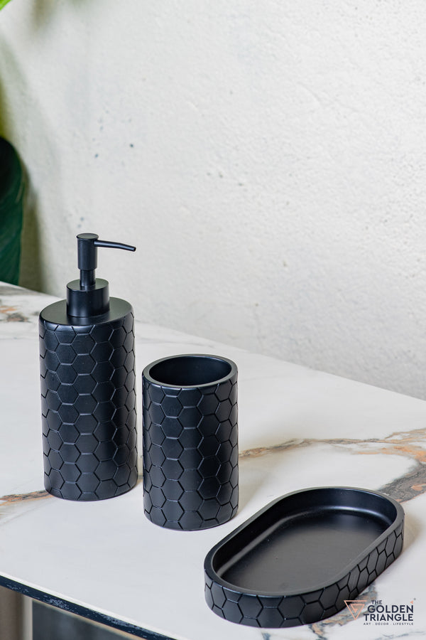 Noir Bathroom Set - Set of 3