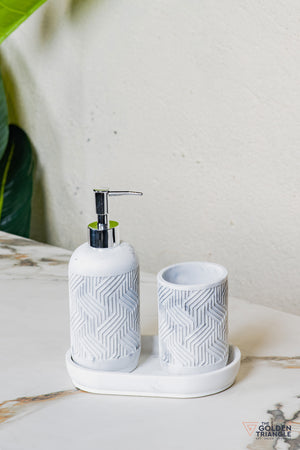 Crest Bathroom Set - Set of 3