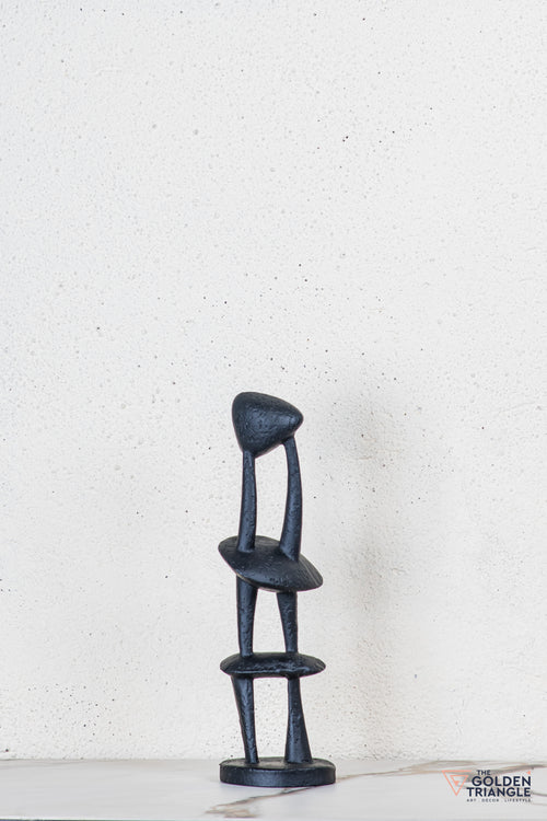 Harmonize Abstract Sculpture - Black - Small