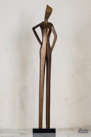Elira Sculpture - Gold