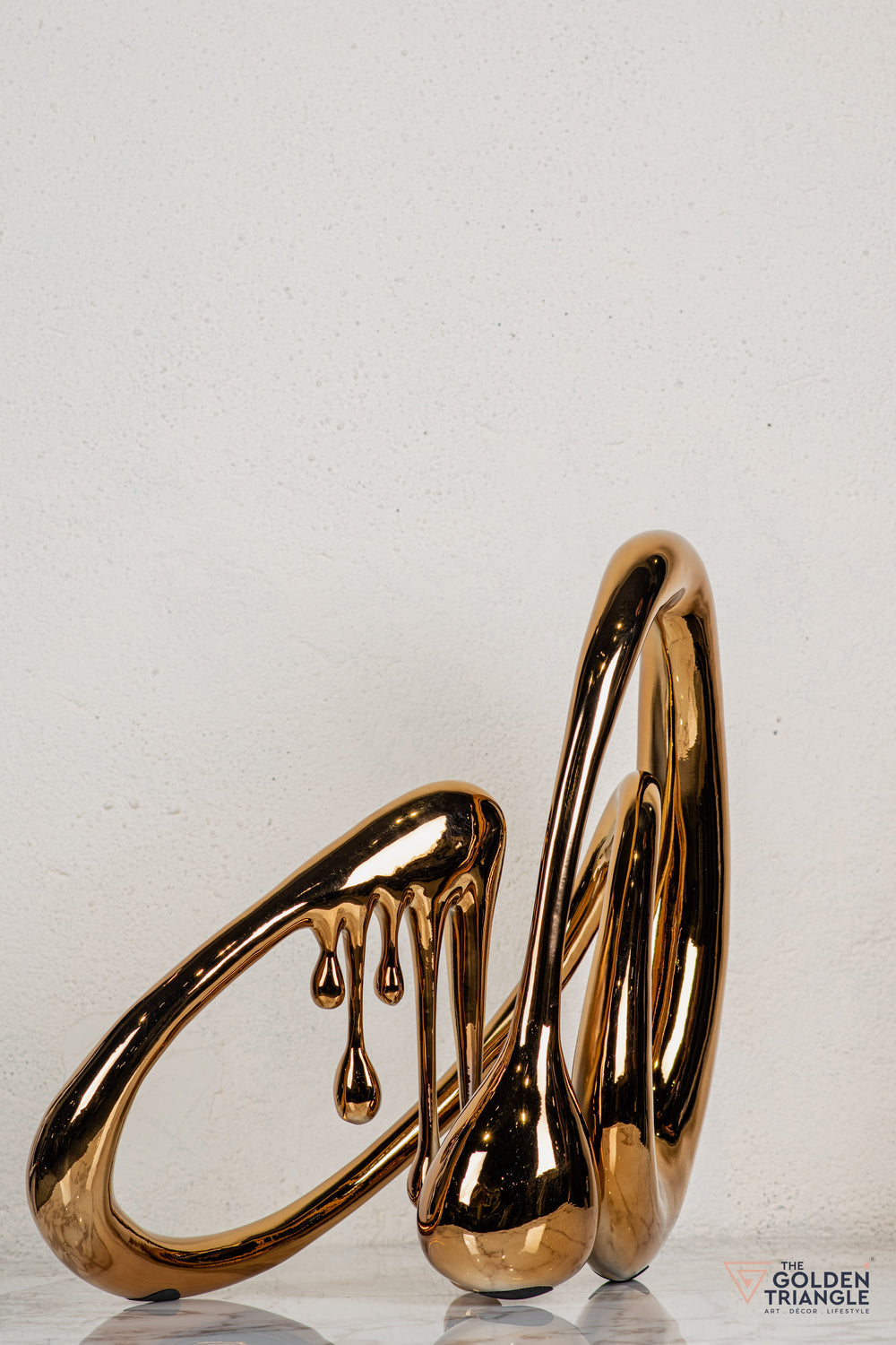 Dreamwaltz Abstract Sculpture - Rosegold XL