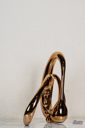 Dreamwaltz Abstract Sculpture - Rosegold XL