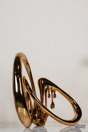 Dreamwaltz Abstract Sculpture - Rosegold XL