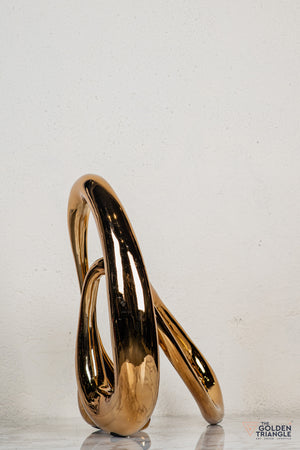Dreamwaltz Abstract Sculpture - Rosegold XL