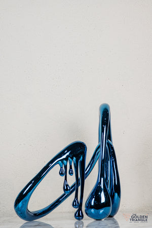 Dreamwaltz Abstract Sculpture - Blue XL