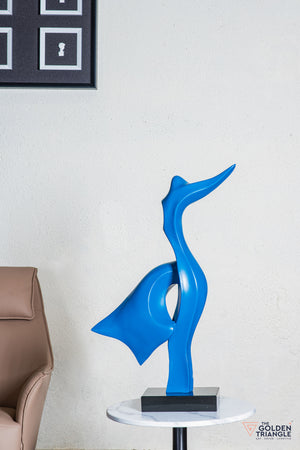 Jive Abstract Sculpture - Blue