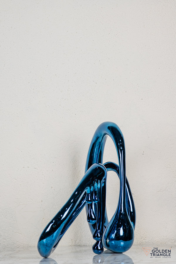 Dreamwaltz Abstract Sculpture - Blue XL