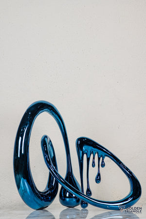 Dreamwaltz Abstract Sculpture - Blue XL