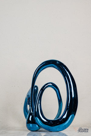 Dreamwaltz Abstract Sculpture - Blue XL