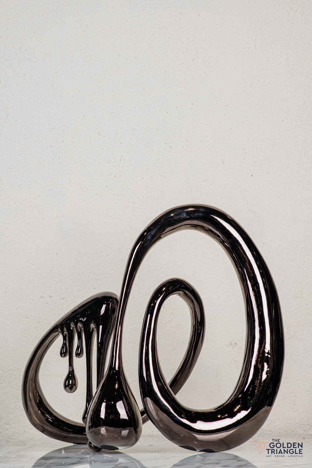 Dreamwaltz Abstract Sculpture - Gunmetal XL