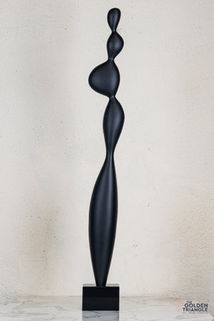 Zeo Abstract Sculpture - Black