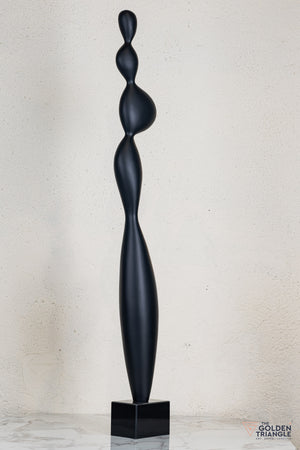 Zeo Abstract Sculpture - Black