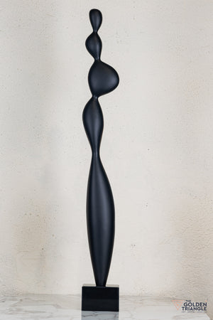 Zeo Abstract Sculpture - Black
