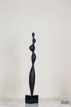 Zeo Abstract Sculpture - Black
