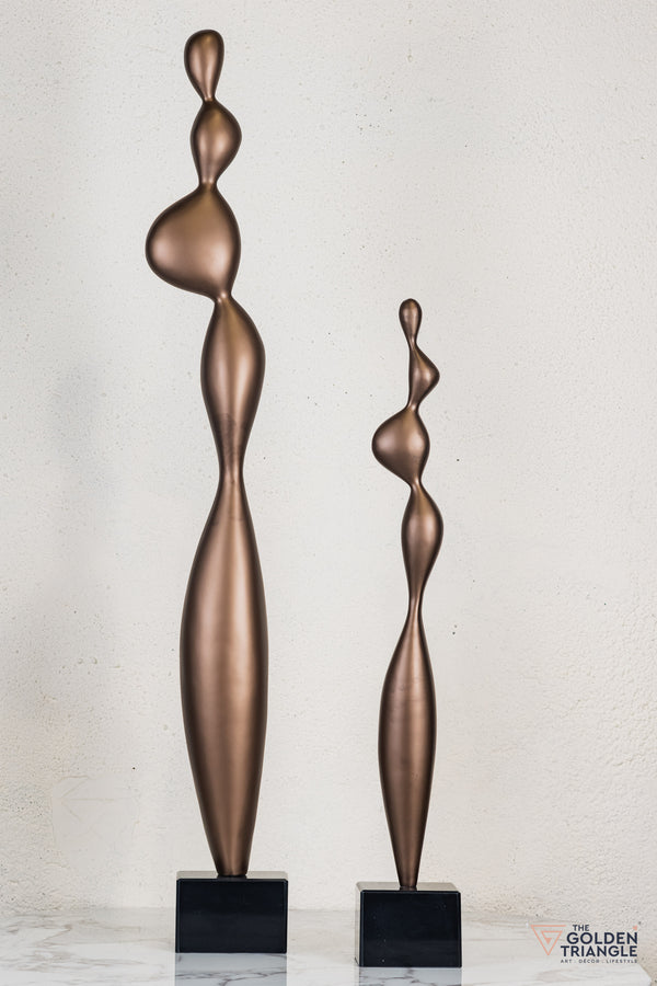 Zeo Abstract Sculpture - Bronze