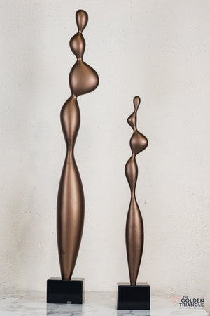 Zeo Abstract Sculpture - Bronze