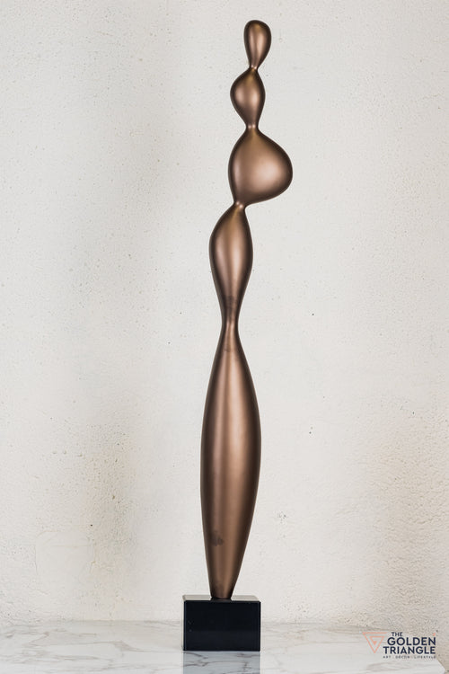 Zeo Abstract Sculpture - Bronze