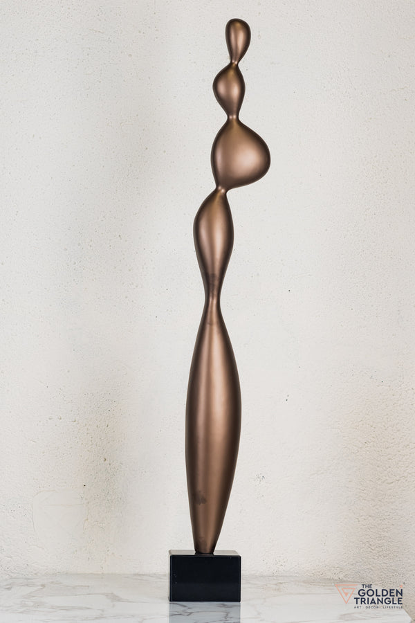 Zeo Abstract Sculpture - Bronze