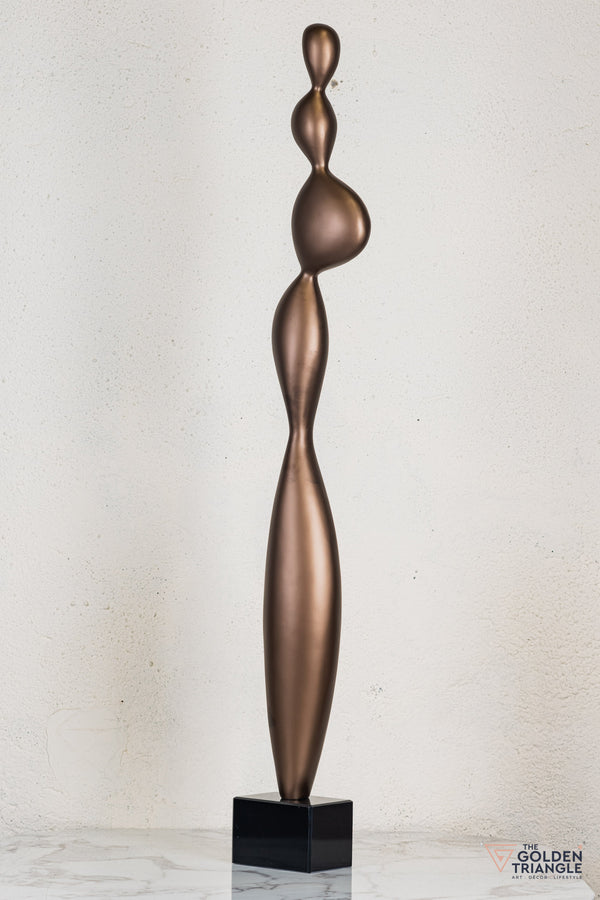 Zeo Abstract Sculpture - Bronze