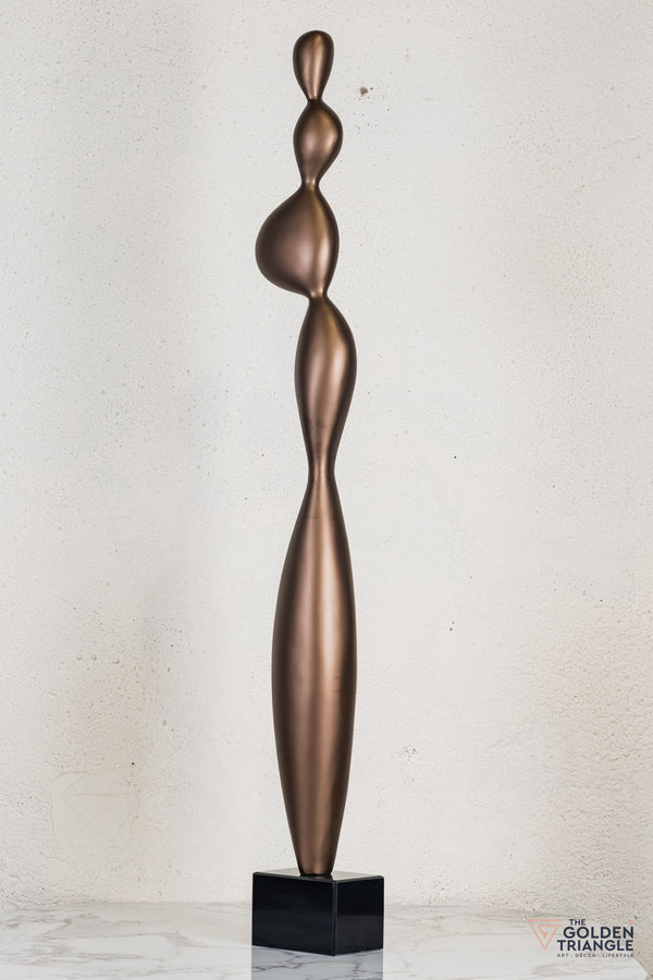 Zeo Abstract Sculpture - Bronze