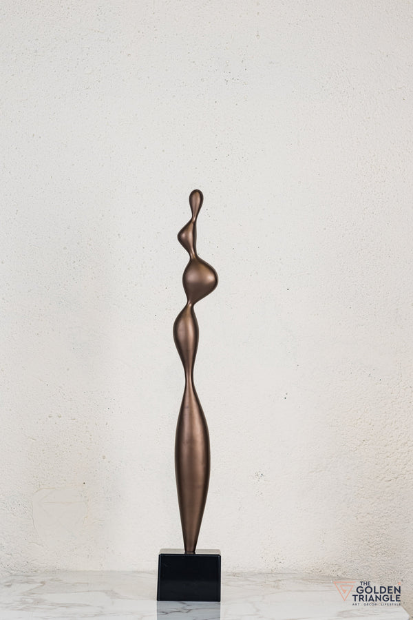 Zeo Abstract Sculpture - Bronze