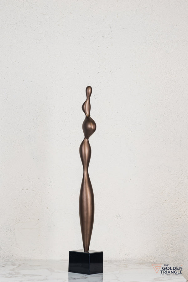 Zeo Abstract Sculpture - Bronze