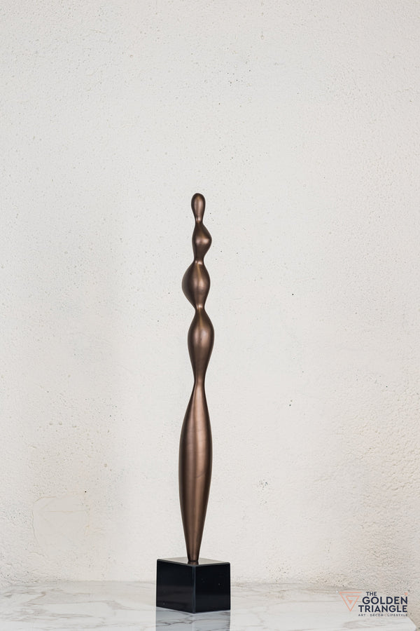 Zeo Abstract Sculpture - Bronze