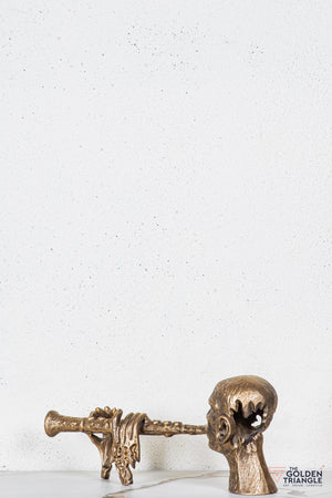 Ralo Abstract TableTop Decor - Antique Gold