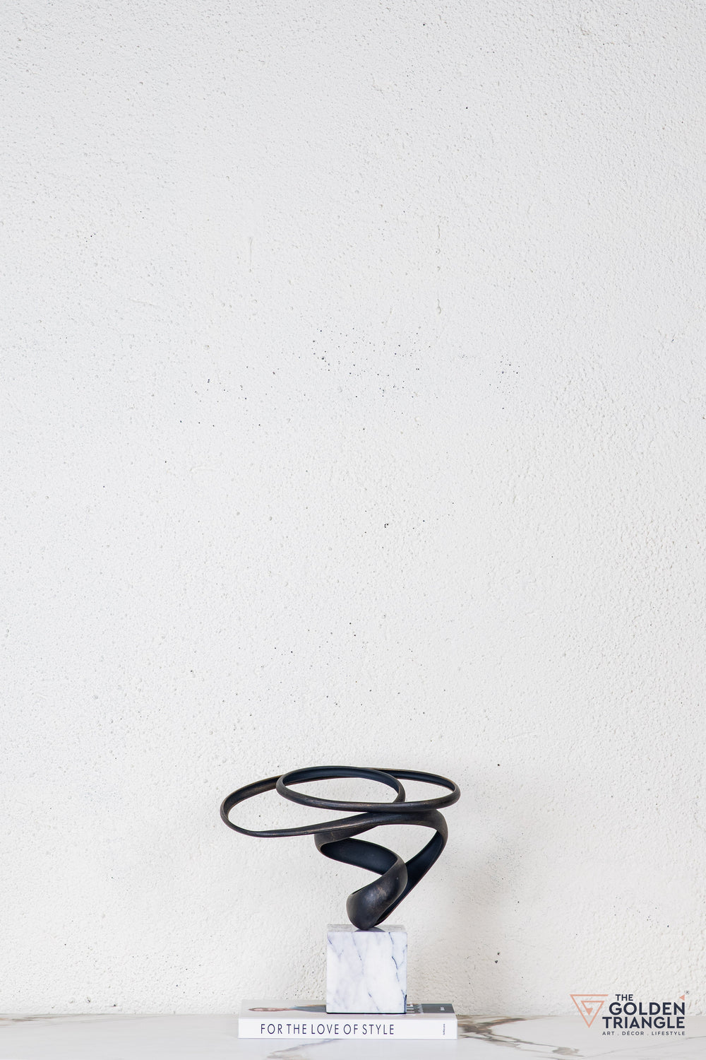 Tyro Abstract Sculpture - Antique Black