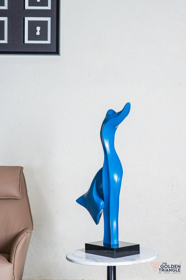 Jive Abstract Sculpture - Blue