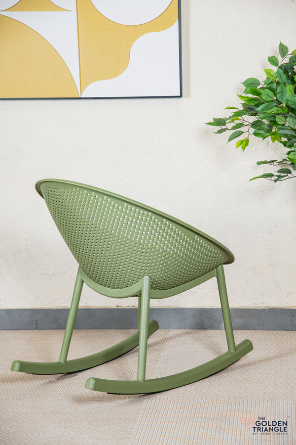 Novella Outdoor Rocking Chair - Green