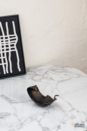 Cyris Metal Abstract Decor - Black