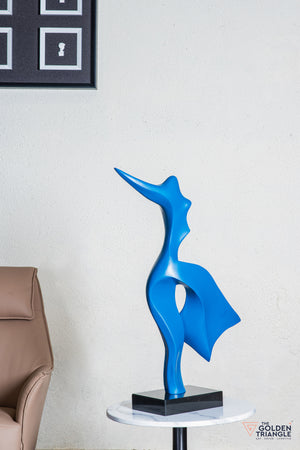 Jive Abstract Sculpture - Blue