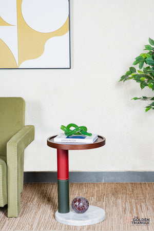 Sasso Marble Side Table