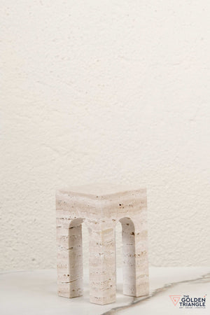 Arco Marble Block Tabletop Decor - Beige
