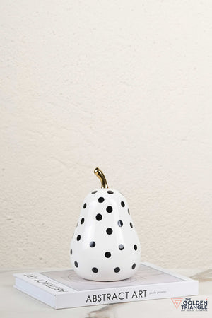 Dotty Ceramic Pear Tabletop Decor