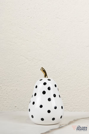 Dotty Ceramic Pear Tabletop Decor