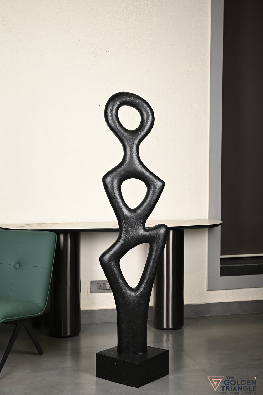 Lema Abstract Sculpture - Black