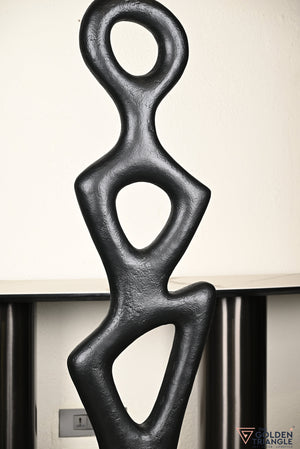 Lema Abstract Sculpture - Black