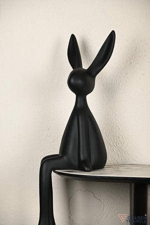 Mr. Fuzzy Bunny Artefact - XL- Black
