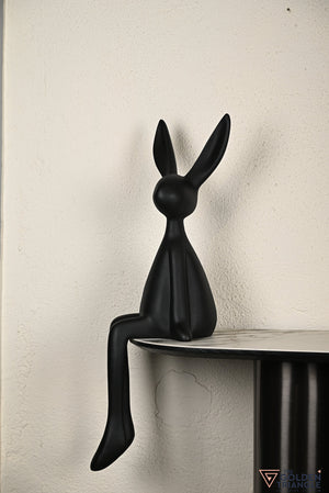 Mr. Fuzzy Bunny Artefact - XL- Black