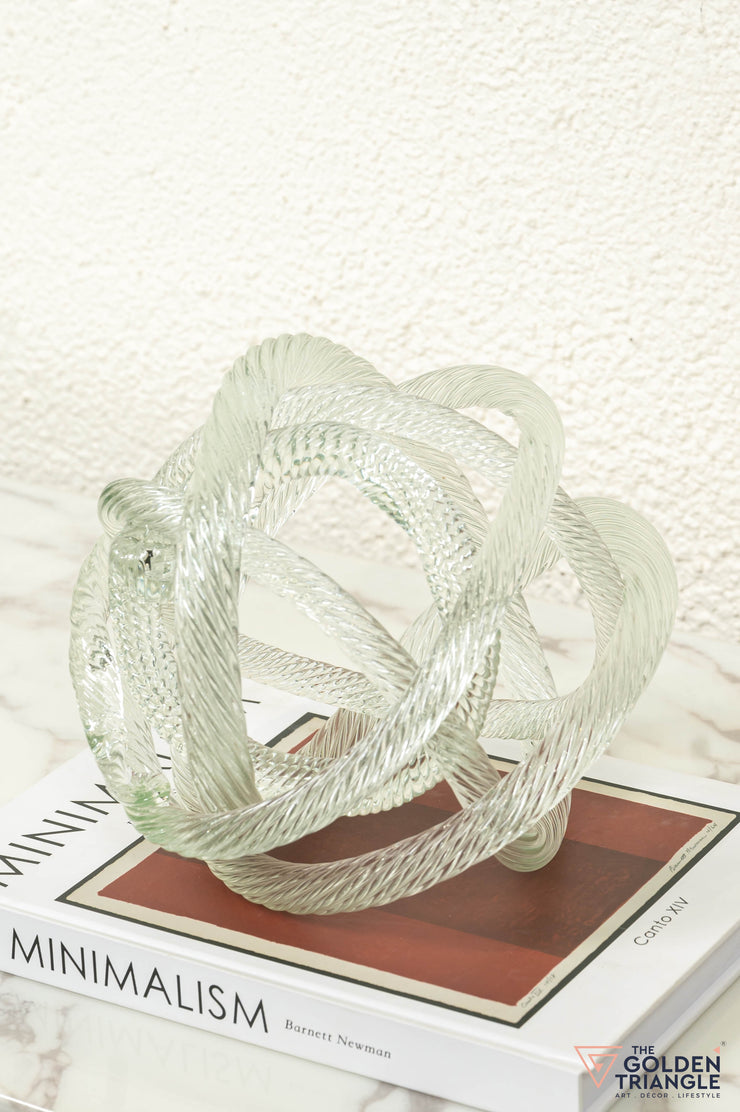 Vortex XL Glass Knot - Ice